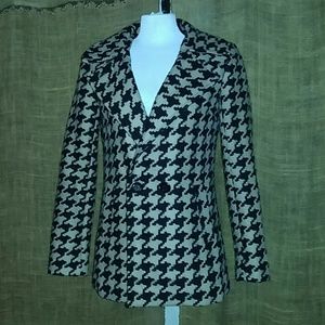 Lady's mac & jac, Houndstooth Patterned Coat
